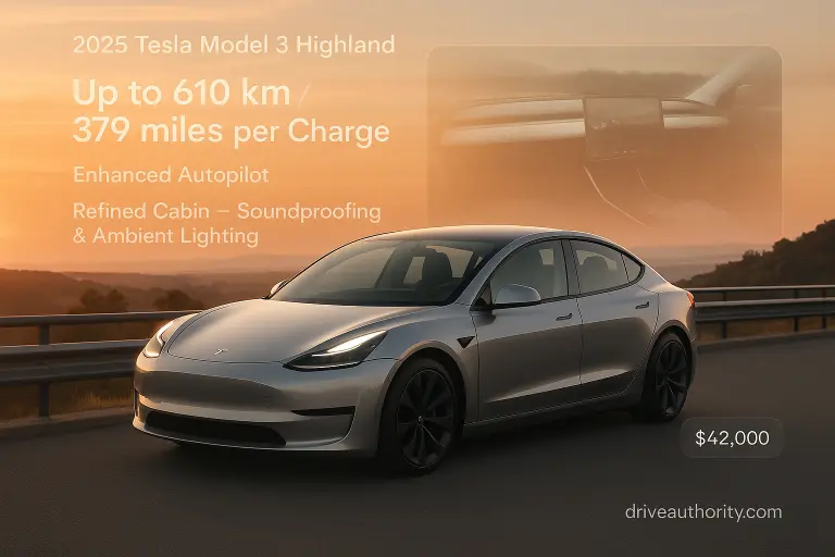1. Tesla Model 3 Highland (2025 Edition)