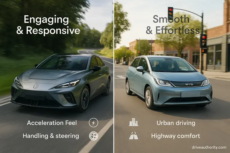 6. Performance & Driving Experience MG4 vs BYD Dolphin