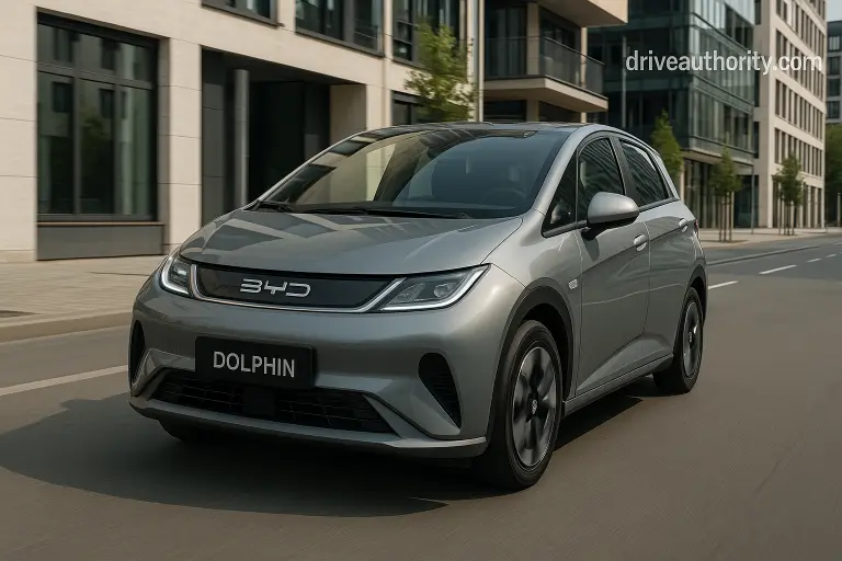 BYD Dolphin review showing the electric hatchback in real-world daily driving conditions