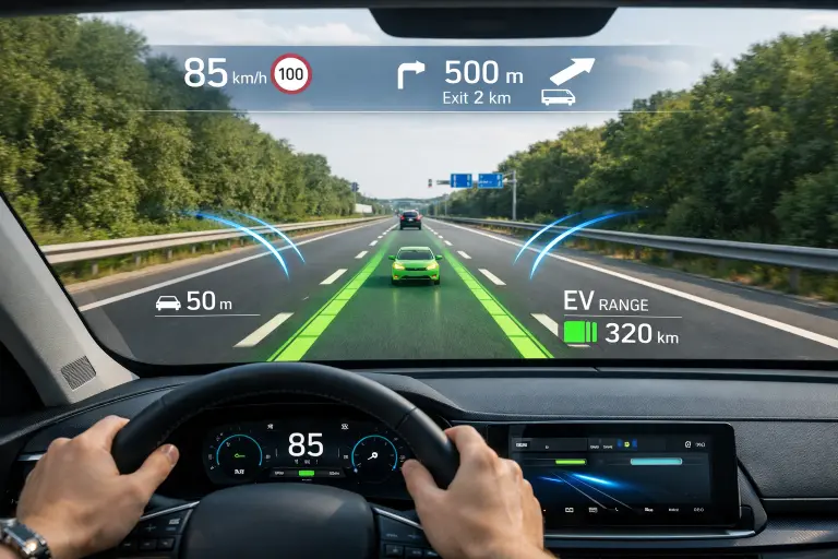 Driver assistance system calibration problems in Chinese EVs showing lane keeping assist interface
