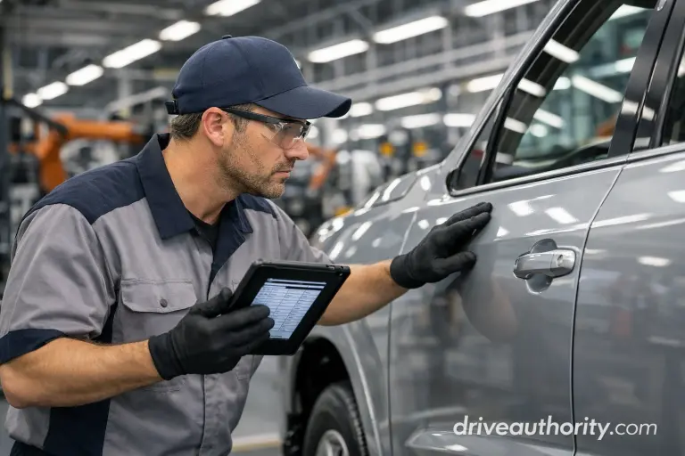 Toyota Production System quality control methods in automotive manufacturing