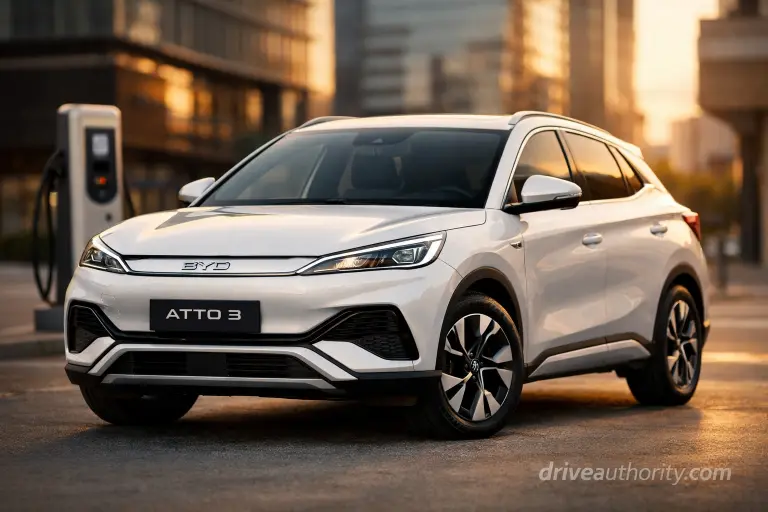 BYD electric car after 3 years of ownership showing exterior condition and build quality