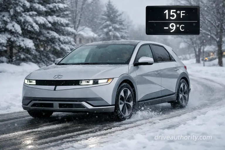Electric vehicle winter driving conditions - first time EV buyer should test in cold weather
