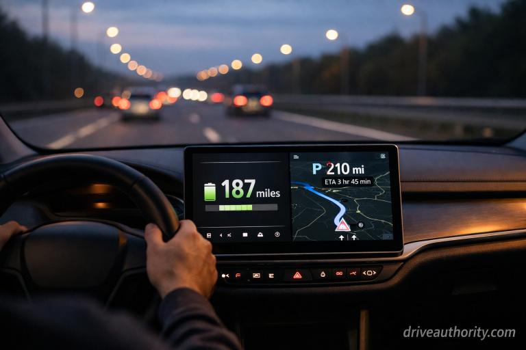 EV range vs advertised range: why real-world figures fall short, how much to expect & how to calculate your true usable range in 2026.