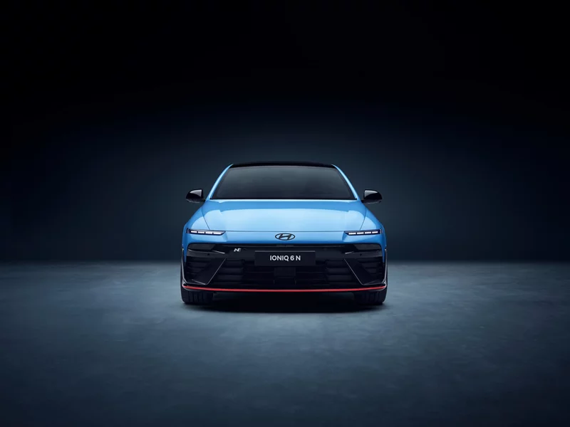 2026 Hyundai Ioniq 6 interior cabin — design-forward dashboard, flat floor, wide center console