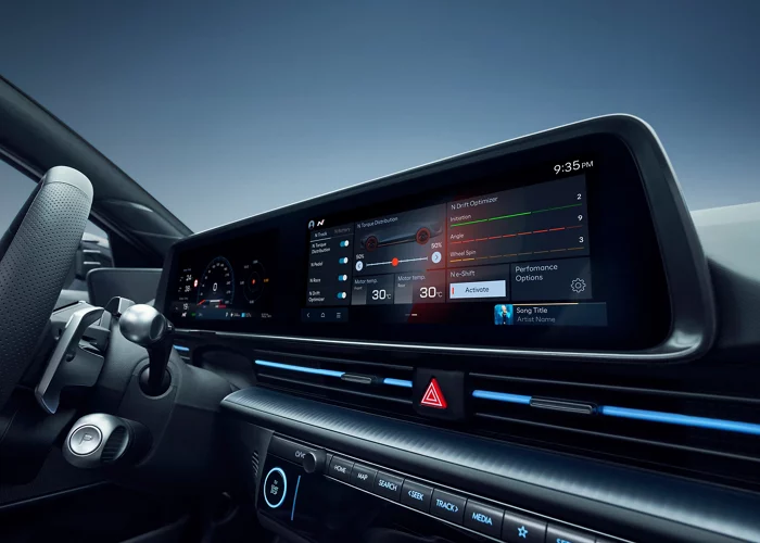 2026 Hyundai Ioniq 6 N rear three-quarter view — distinctive streamback fastback design