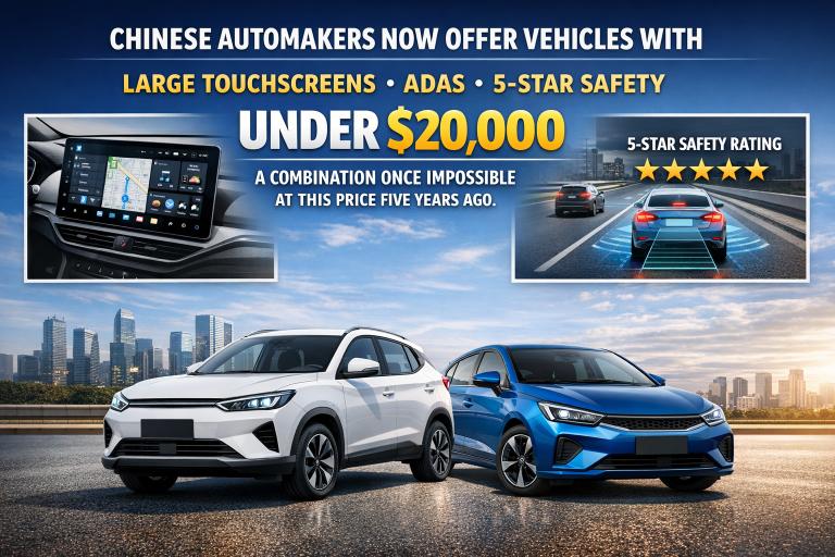 Best Chinese cars under $20,000 in 2026 — MG, BYD, Chery Omoda budget car ranking