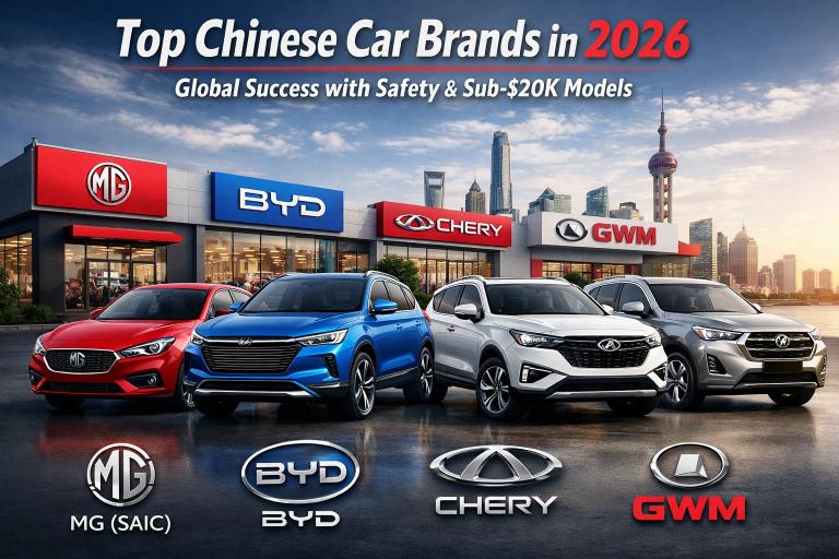 Chinese car brands MG, BYD, Chery, GWM — leading the global budget car market in 2026