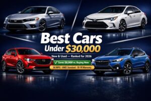 Best Cars Under $30,000 in 2026: What Actually Holds Value After 5 Years