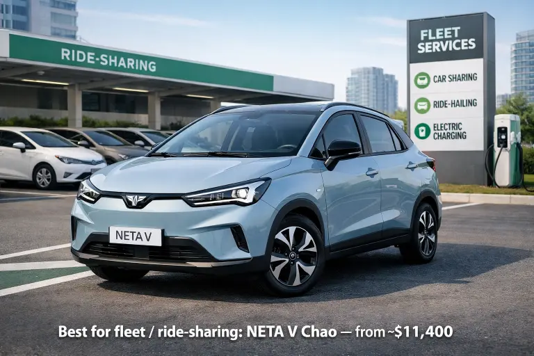 Cheapest EV cars in China 2026 — budget electric vehicles starting from $7,700 including BYD Seagull and Chery QQ Ice Cream