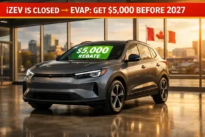 Canada iZEV Rebate 2026: Which EVs Still Qualify and How to Claim It