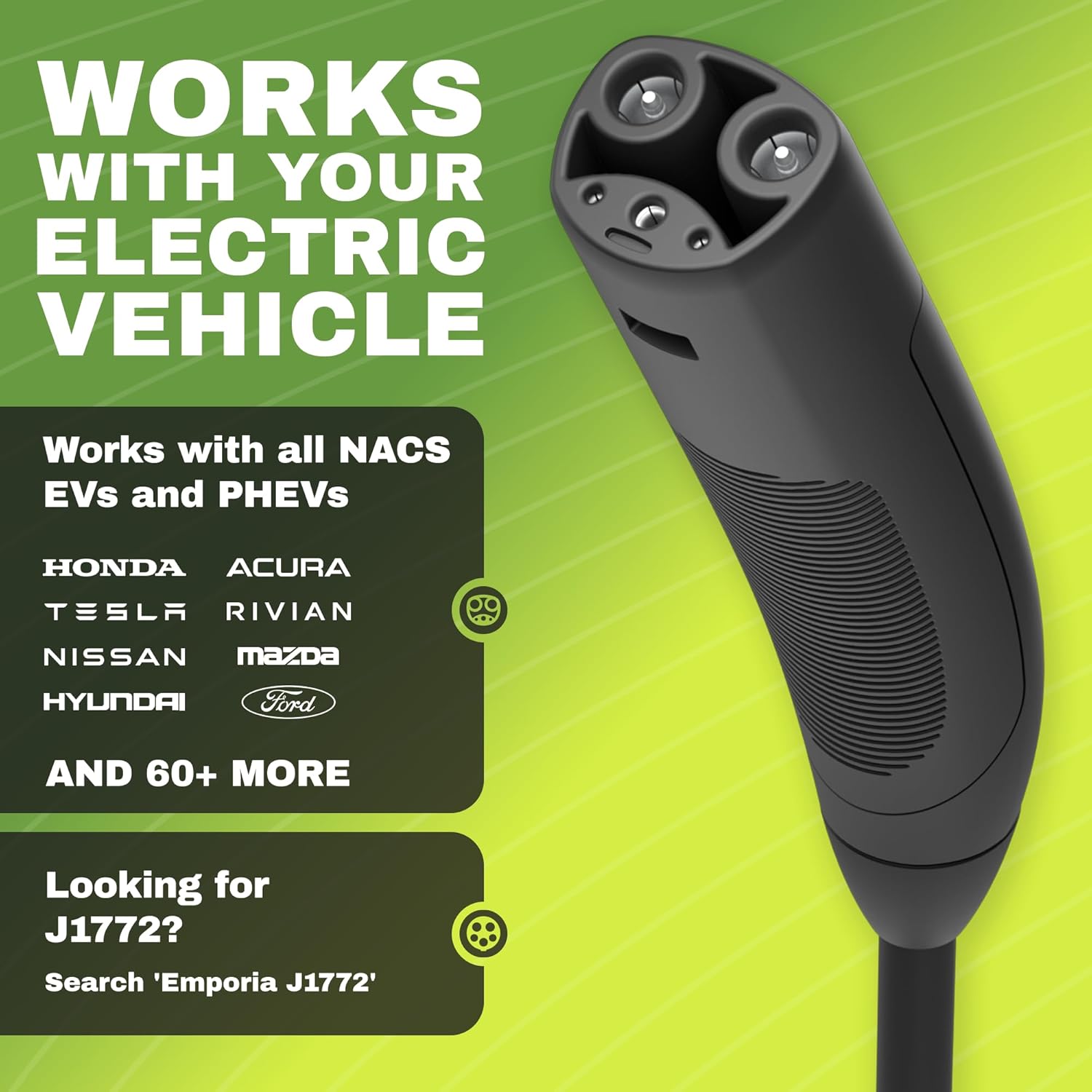 Emporia EV charger app screen showing energy consumption data and charging session history