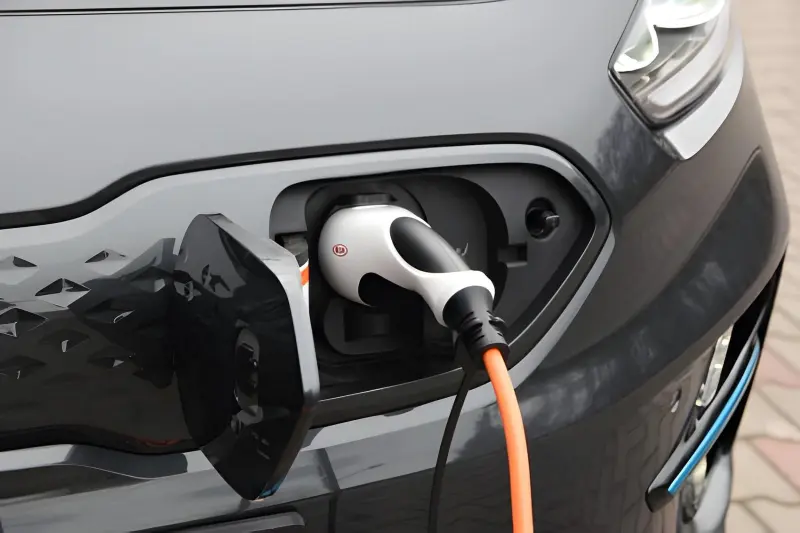 Kia Niro EV charging, rated as the most reliable budget electric car by Consumer Reports
