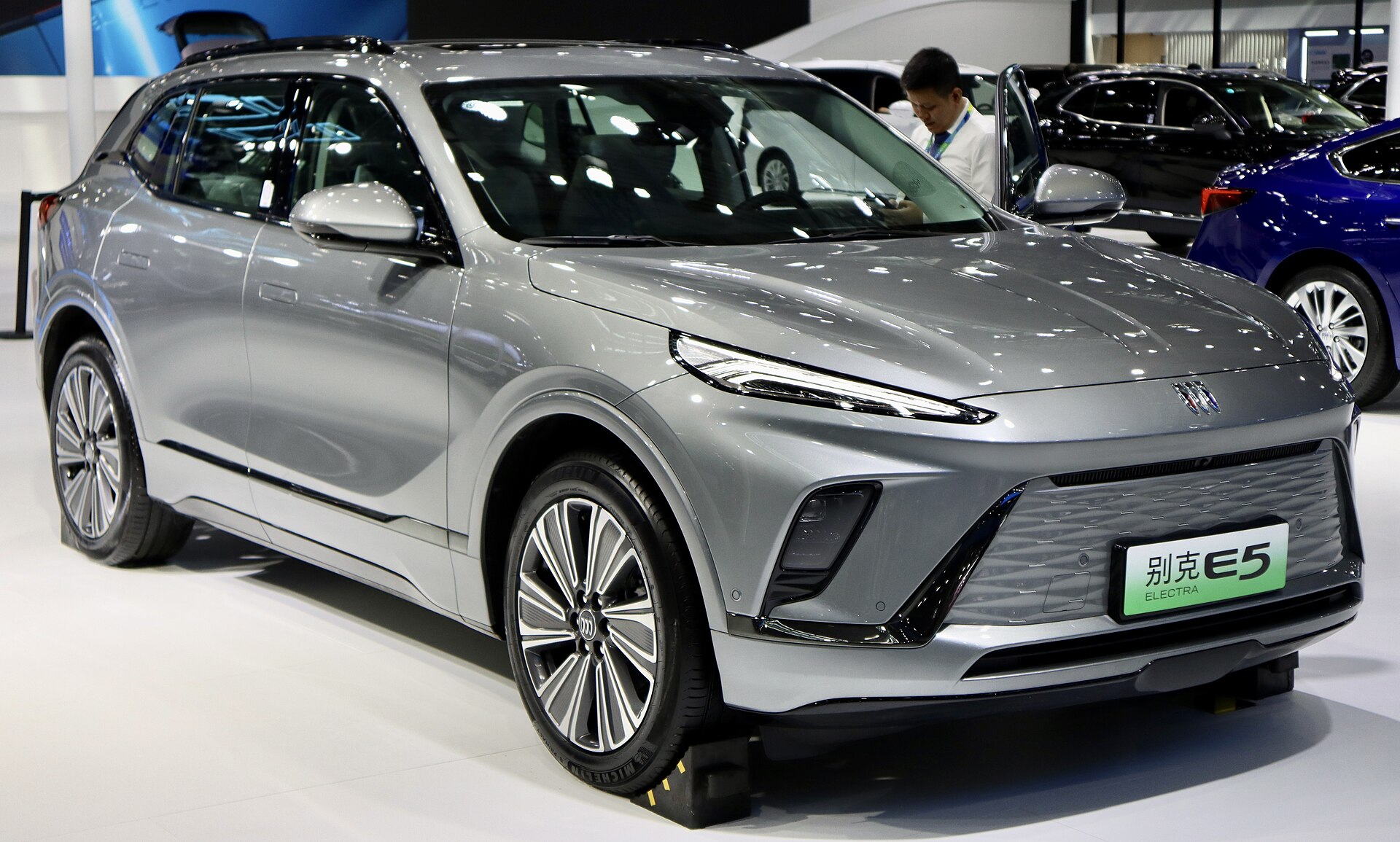 2023 SAIC-GM Buick Electra E5 front view — China-market Ultium-platform electric crossover SUV not currently available in North America