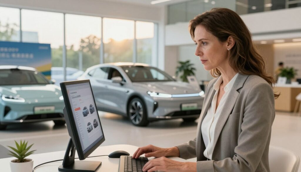 U.S. EV shopper checks dealer availability for 2027 models U.S. EV shopper checks dealer availability for 2027 models